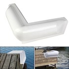 Dock Corner Bumper dock Bumpers Straight vinyl Boat Corner Bumper White-1pack