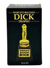 World s Biggest Dick Trophy - Willy Pecker Golden Award - Adult Joke Gag Gift