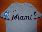 Miami Marlins Matt Andriese 2024 Game Used Worn Jersey  tampa Rays Diamondbacks 