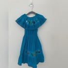 Handmade Mexican Embroidered Dress     Girls Size 6         