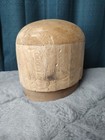 Vntg Millinery Balsa Wood Hat Mold Primitive Hatters Block Form Sz 21 Model 2681