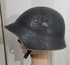 Antique Swiss Army Military M18 43 Steel Combat Helmet Switzerland Wwi Wwii Vtg