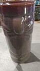 Vintage Ceramic Libbey Libby Brown Tiki Bar Mug Collectible  70s