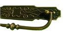 Antique Hardware Mid Century Modern Mcm French Drawer Pull 5   centers Brass