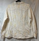 Roper Western Pearl Snap Women   s Butter Yellow Paisley Cowboy Shirt Xl Rodeo