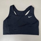 Nike Dri-fit Sports Bra Women s Sz M Black Bv3630-010  new 