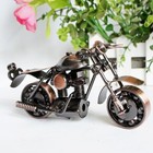 Collectible Metal Motorcycle Sculpture Model Toy Motorbike Figurine Recycled Art