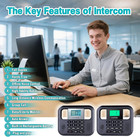 Wireless Intercoms For Home   Office  Two-way Real-time Full-duplex Voice System