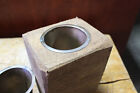 6 Replacement Sugar Mold Candle Holder Primitive Tin Cup Votives Candles  