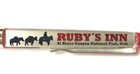 Bryce Canyon Floaty Pen Moving Man On Horse Lead Donkey Mule Rubys Inn Utah Vtg