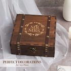 Wedding Keepsake Box For Couples Wooden Memory Box With Lids Personalized