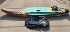 Used- Performer 11  Inflatable Paddle Board W  Kit- Deep Sea isle Green
