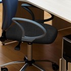 Stretch Office Chair Seat Cover Elastic Desk Chair Cushion Protector Black