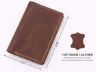 Leather Notebook Cover For Field Notes  Handmade Journal Cover For Moleskine Cah