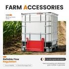 Heavy Duty Manual 12  X 21  Sliding Grain Gate Red For Livestock Feed Storage