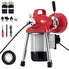 Electric Drain Cleaner Machine Auto Feed 1 6 -4  Pipe Sewer Dredge Tool Kit