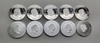 Roll Of 10 2 Oz 2022 Niue  5 The Mayflower 1620   999 Silver Coins  b 
