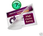 100 pack 7 Mil Hot Laminating Pouches For 5x7 Photos 5-1 4 X 7-1 4  5 25 X 7 25