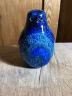 Vtg Mid Century Bitossi Italian Pottery Penguin Figurine Sculpture Rimini Blue6   