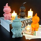 2 Pcs Pumpkin Silicone Molds - 3d Pumpkin Candle Molds  Unique Styling Epoxy Res