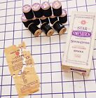 Vintage Box Of 12 Star Finestitch Wood Spools Sewing Cotton American Thread Sew