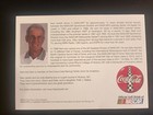 Ned Jarrett    autographed     11 Nascar Hall Of Fame Cup Series Hero Card  2v