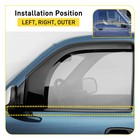 Weatherstrip Door Belt Outer Front Fits Suzuki Se416 Vitara Sidekick 2d 1988-98