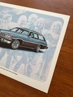 Original Pontiac Dealer Showroom Cardboard Poster 1976 Grand Lemans Safari Wagon