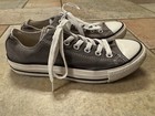 Converse Chuck Taylor All Star Low Top Gray Canvas Sneakers Men s 5 Women s 7