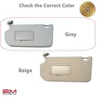 Sun Visor For Hyundai Tucson Pair Both Sides Gray 2005 - 2009 Oe Quality