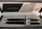 Vintage Colibri Pen   Pencil Set With Case Gold Tone Writing Instruments Gift