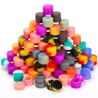 100pcs 2ml Silicone Wax Containers - Non-stick Multi-use Storage Jars  Assorted