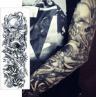 5pcs Large Temporary Body Art Arm Tattoo Sticker Sleeve Man Women Waterproof Usa