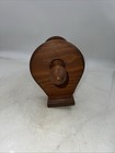 Vintage Wooden Paper Towel Holder Wall Mount Solid Wood Roller Rolling Pin
