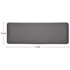 Signature Fitness 1  Extra Thick Exercise Fitness Yoga Mat W  Carry Strap  Gray