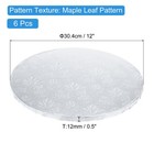 Cake Boards  6pcs 12 Inch Cardboard Cake Drums  1 2  Thick Round  silver 