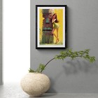 1960s Vintage Tiki Theme Pin Up Art Print Ntg2