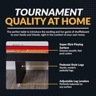 Avenger 9 Ft Shuffleboard Table For Family Game Room     Poly-coated Playfield 
