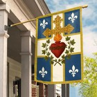 Sacred Heart Garden Flag Catholic Religious Outdoor Yard Banner