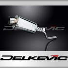 Delkevic Slip On Exhaust With 9  Oval Stainless Steel Muffler For Klx300