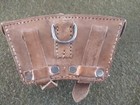 Vintage Two Pocket Cell Leather Military Ammo Pouch Mauser Type