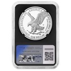 2025-w Proof  1 American Silver Eagle Congratulations Set Ngc Pf70uc Fdi Black