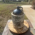 Vintage Trenton Wine   Liquor Co  No  3 Stencil Stoneware Crock Jug Trenton  Nj