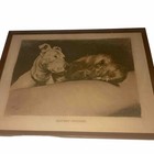 Cecil Aldin Print Bull Terrier   Wolfhound    master   s Foot Step   art Print 18   x24   
