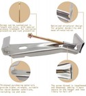 50 Pcs 5    Inch Quick Screw Aluminum Gutter Hidden Hanger Hook Bracket