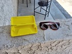 Snapchat Spectacles Glasses V1 - Red   Never Used But Dirty From Dust Etc 