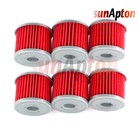 6x Oil Filter For Honda Trx450r Trx 450r Trx450er 2004 2005 2006 2007 2008 2009