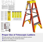 Ladder Labels Replacement Werner Ladder Safety Labels   Werner Ladder Safety Tag