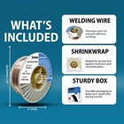 Er70s-6  045  - 44-lb - Mild Steel Mig Welding Wire - Shatterproof Abs Spool
