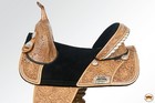 23hs Hilason Treeless Trail Barrel Saddle   Horse Saddle   Western Saddle  
